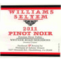 Williams Selyem Westside Road Neighbors Pinot Noir 2011 Front Label