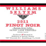 Williams Selyem Olivet Lane Pinot Noir 2011 Front Label