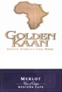 Golden Kaan Western Cape Merlot 2008 Front Label
