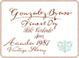 Gonzalez Byass Anada Palo Cortado Sherry 1987 Front Label
