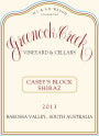 Greenock Creek Casey's Block Shiraz 2013 Front Label