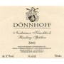 Donnhoff Norheimer Kirschheck Riesling Spatlese 2001 Front Label