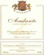 Grof Degenfeld Andante Tokaji Furmint 2008 Front Label