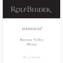 Rolf Binder Hanisch Shiraz 2002 Front Label