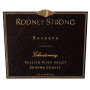 Rodney Strong Reserve Chardonnay 2010 Front Label