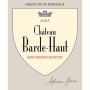 Chateau Barde-Haut (3 Liter Bottle) 2005 Front Label