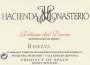 Hacienda Monasterio Ribera del Duero Reserva 2010 Front Label
