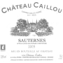 Chateau Caillou Sauternes (375ml half-bottle) 2005 Front Label