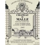 Chateau de Malle Sauternes 2005 Front Label