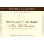 Jerome Chezeaux Nuits-Saint-Georges Premier Cru Les Vaucrains 2010 Front Label