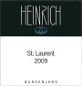 Heinrich St. Laurent 2009 Front Label