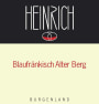 Heinrich Alter Berg Blaufrankisch 2013 Front Label