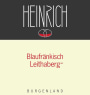 Heinrich Leithaberg Blaufrankisch 2012 Front Label
