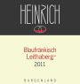 Heinrich Leithaberg Blaufrankisch 2011 Front Label
