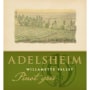 Adelsheim Pinot Gris 2012 Front Label