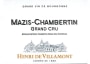 Henri de Villamont Mazis-Chambertin Grand Cru 2012 Front Label