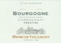 Henri de Villamont Bourgogne Chardonnay Prestige 2010 Front Label