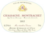 Henri Germain Chassagne-Montrachet 2013 Front Label