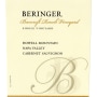 Beringer Bancroft Ranch Cabernet Sauvignon 2002 Front Label
