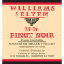 Williams Selyem Rochioli Riverblock Vineyard Pinot Noir 2006 Front Label