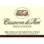 Casanova di Neri Brunello di Montalcino Tenuta Nuova 1995 Front Label