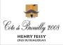 Henry Fessy Brouilly 2008 Front Label