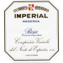 CVNE Imperial Reserva Rioja 1987 Front Label
