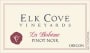 Elk Cove La Boheme Pinot Noir 1998 Front Label