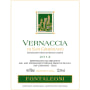 Fontaleoni Vernaccia Di San Gimignano 2012 Front Label