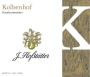 J. Hofstatter Kolbenhof Gewurztraminer 2010 Front Label
