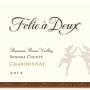 Folie a Deux Russian River Chardonnay 2012 Front Label