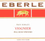 Eberle Mill Road Vineyard Viognier 2010  Front Label
