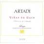 Artadi Vinas de Gain 2009 Front Label