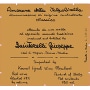 Giuseppe Quintarelli Amarone della Valpolicella Classico 1993 Front Label