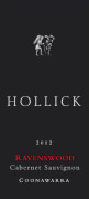 Hollick Ravenswood Cabernet Sauvignon 2012 Front Label