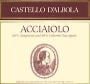 Castello di Albola Acciaiolo 1996 Front Label