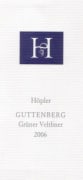 Hopler Guttenberg Gruner Veltliner 2006 Front Label