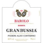 Aldo Conterno Granbussia Barolo Riserva 1990 Front Label
