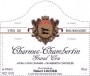 Hubert Lignier Charmes Chambertin Grand Cru 2012 Front Label