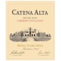 Catena Alta Cabernet Sauvignon 2010 Front Label