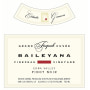 Baileyana Firepeak Pinot Noir 2011 Front Label