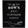 Dow's Vintage Port (375ML half-bottle) 2011 Front Label