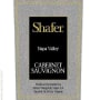 Shafer Napa Valley Cabernet Sauvignon 2008 Front Label