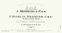 J. Moreau & Fils Chablis Vaucoupin Premier Cru 2007 Front Label