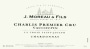 J. Moreau & Fils Chablis Vaucoupin Premier Cru 2011 Front Label