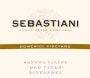 Sebastiani Domenici Zinfandel 1997 Front Label