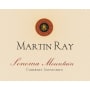Martin Ray Sonoma Mountain Cabernet Sauvignon 2011 Front Label