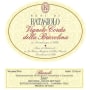 Beni di Batasiolo Barolo Briccolina 2007 Front Label