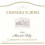 Chateau St. Jean Alexander Valley Cabernet Sauvignon 2010 Front Label