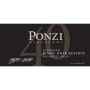 Ponzi Reserve Pinot Noir 2010 Front Label